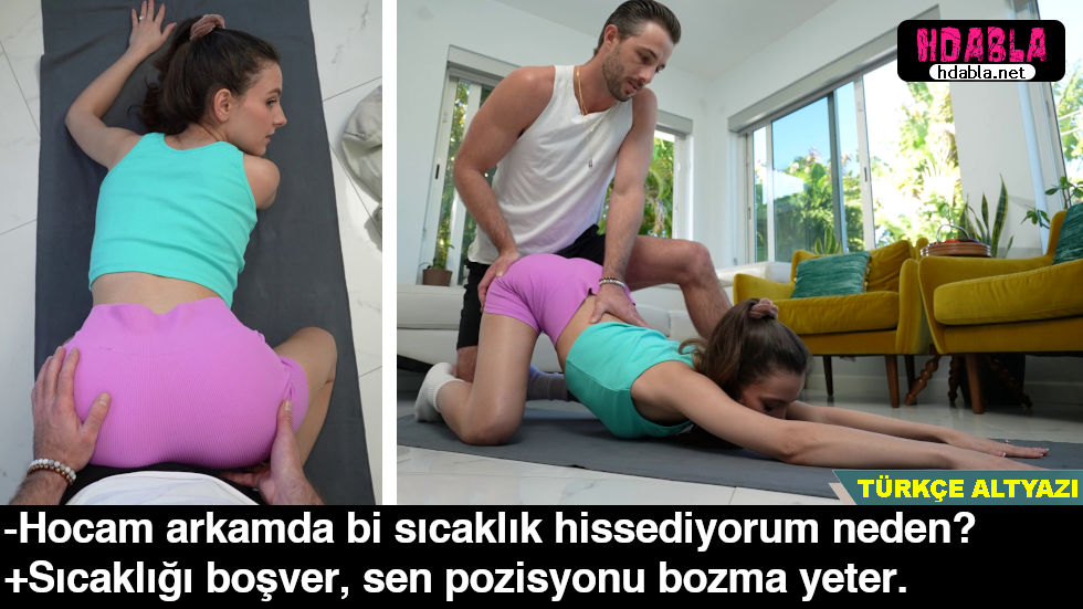 Yoga dersi verdiği lezbiyen kadına arkadan dayadı Karı sulandı